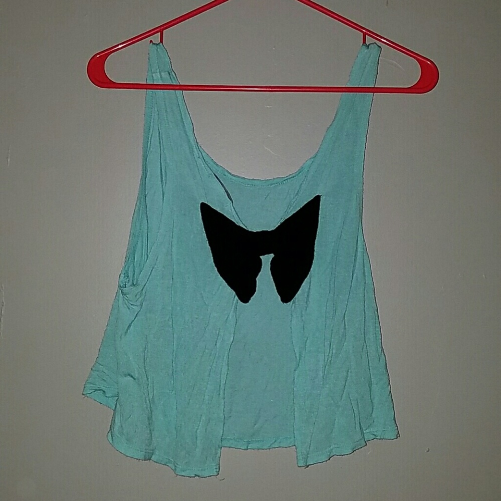 Bow Back crop top