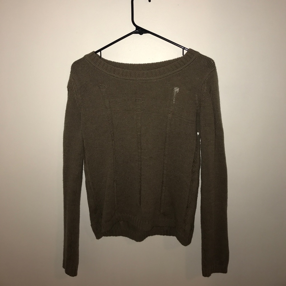 Ripped up sweater