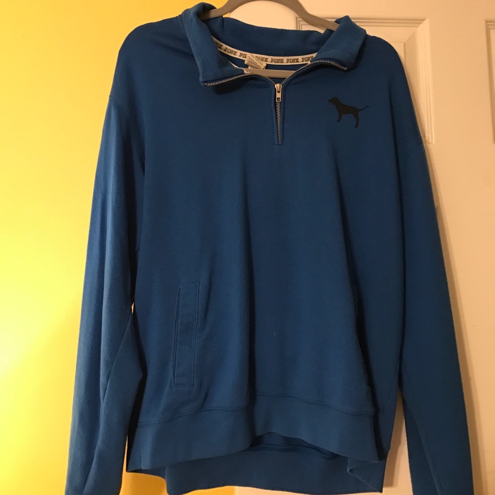 PINK Sweatshirt/ Quarter Zip