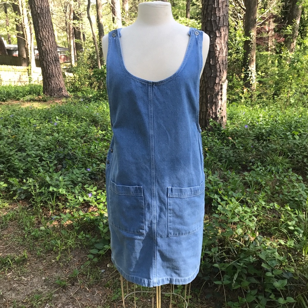 Vintage Denim Pocket Dress