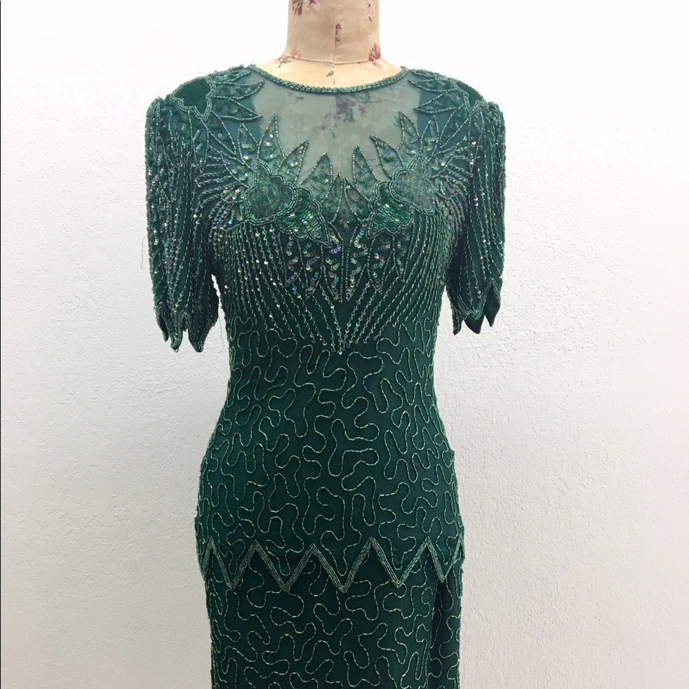 1980s vintage sequined dress