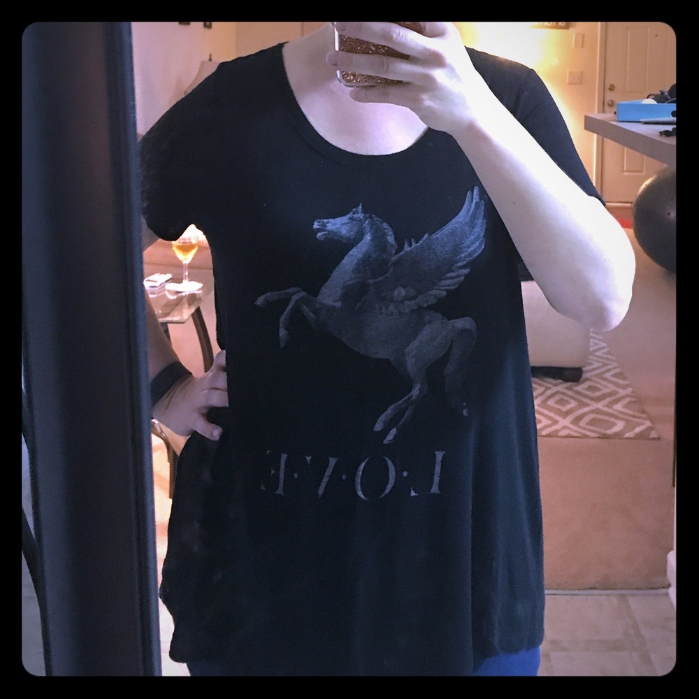 Black tee