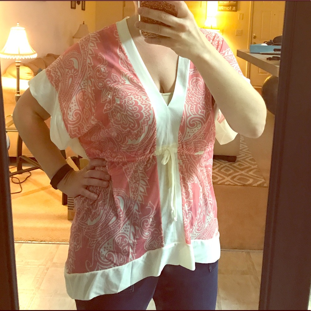 Pink blouse