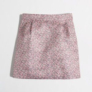 J Crew Jacquard Mini Skirt