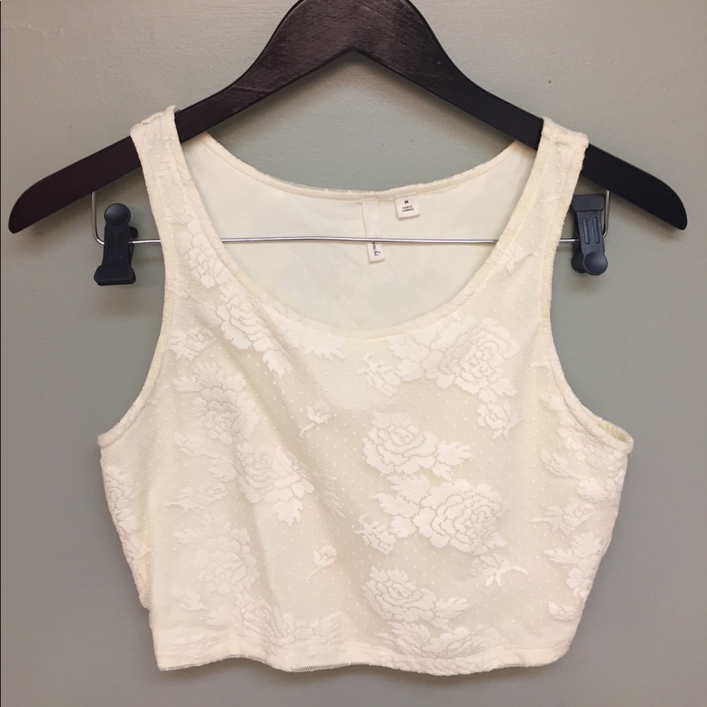 Ivory crop top size M