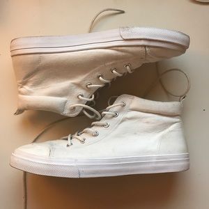 ⚪️ CANVAS HIGH TOP SNEAKERS ⚪️