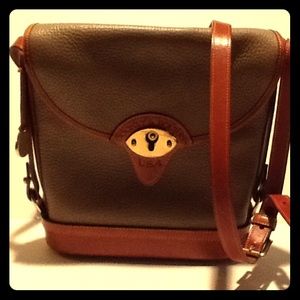 Dooney & Bourke vintage All Leather and brass bag