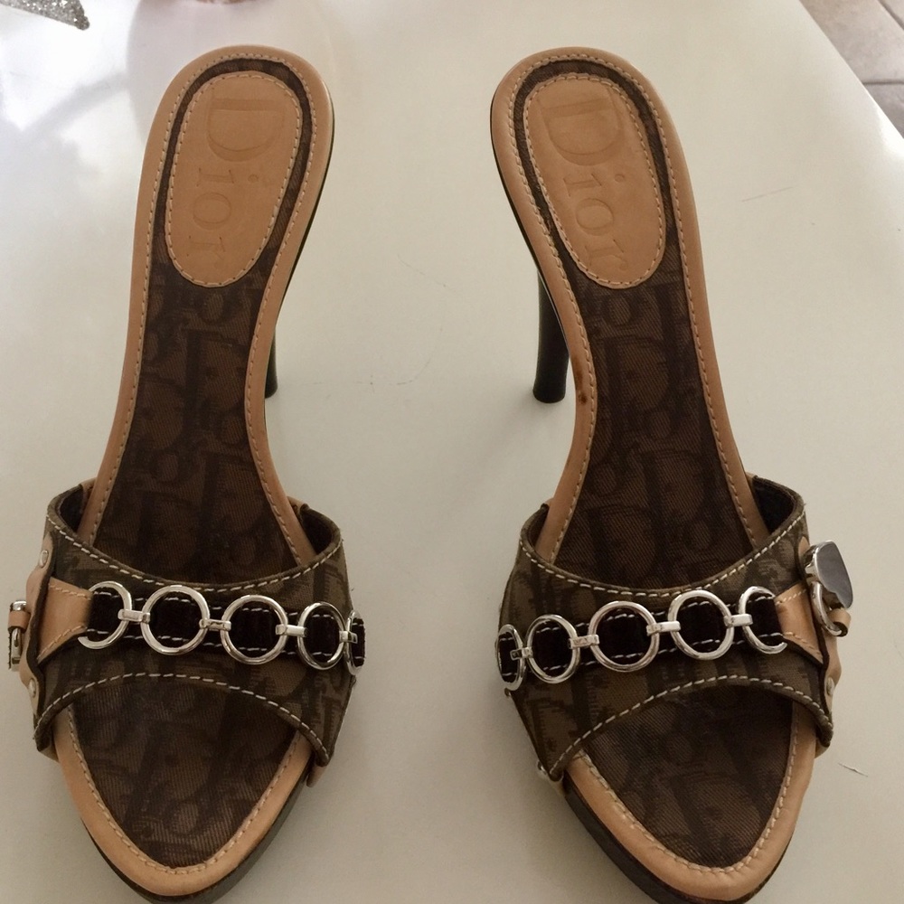 Dior Logo Mules