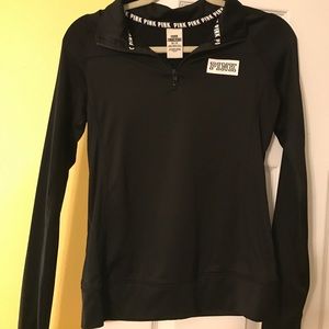 PINK Workout Long Sleeve/ Quarter Zip