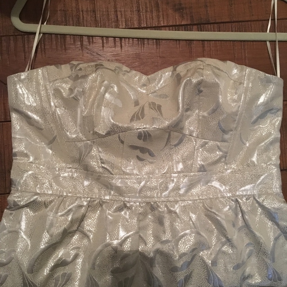 American Eagle Metallic Strapless Dress - Picture 4 of 5