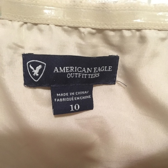 American Eagle Metallic Strapless Dress - Picture 5 of 5