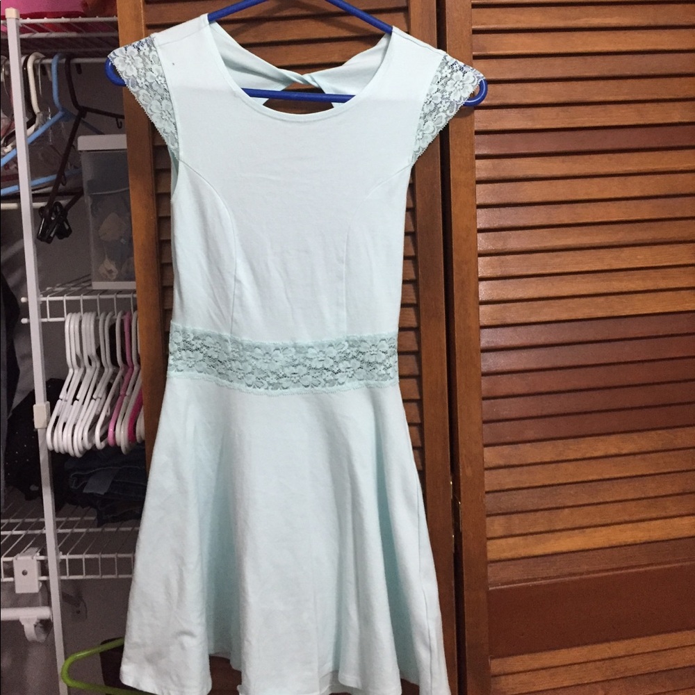 Abercrombie kids skater dress with lace detail