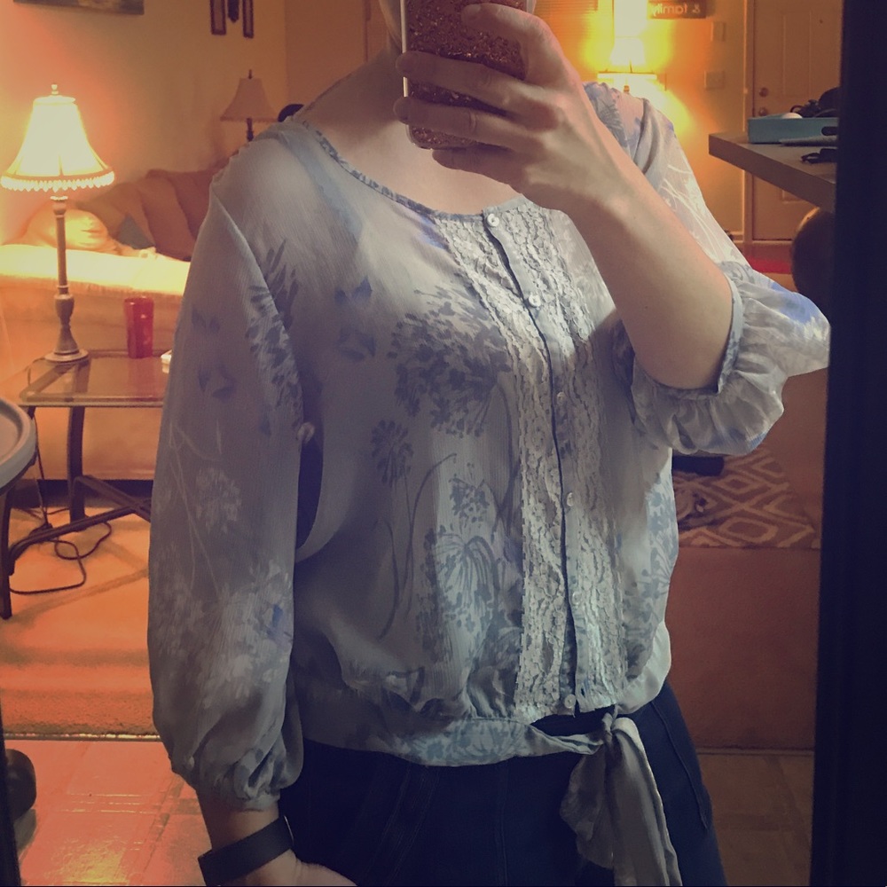 Grey blouse