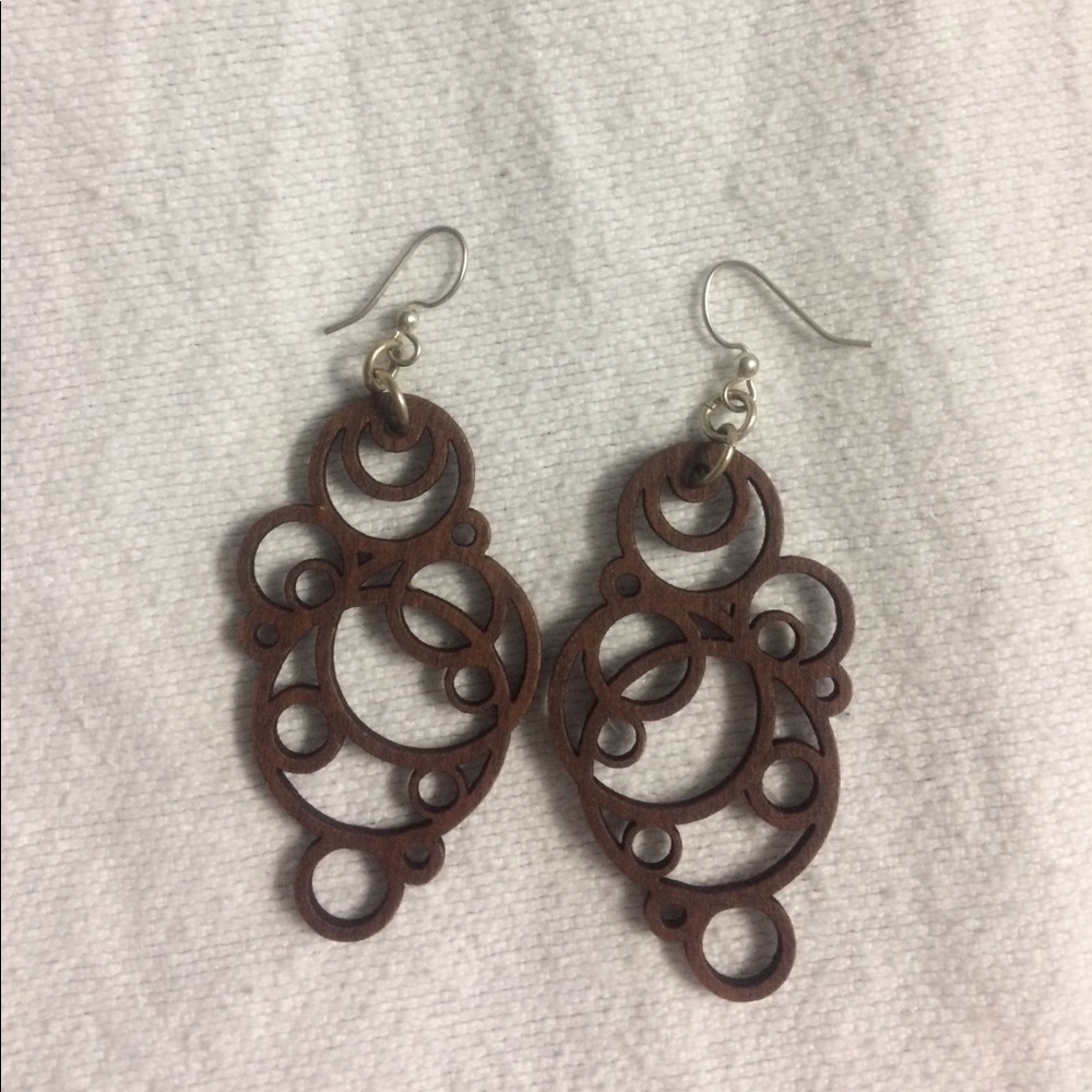 Wooden earrings