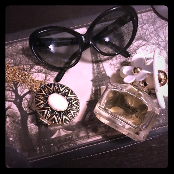 House of Harlow Reversible Enamel Locket Necklace - Picture 1 of 3
