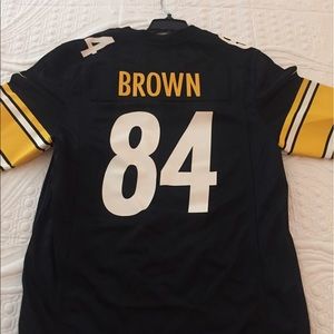 NWT Antonio Brown Steelers Nike Home Jersey