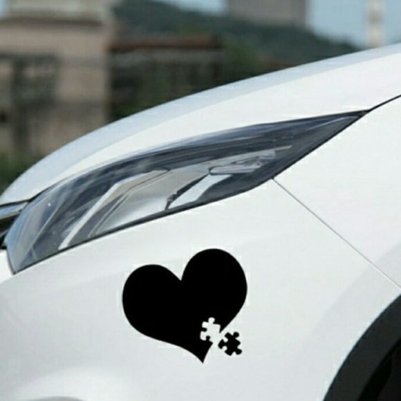 Autism Awareness Heart Decal - Picture 3 of 3