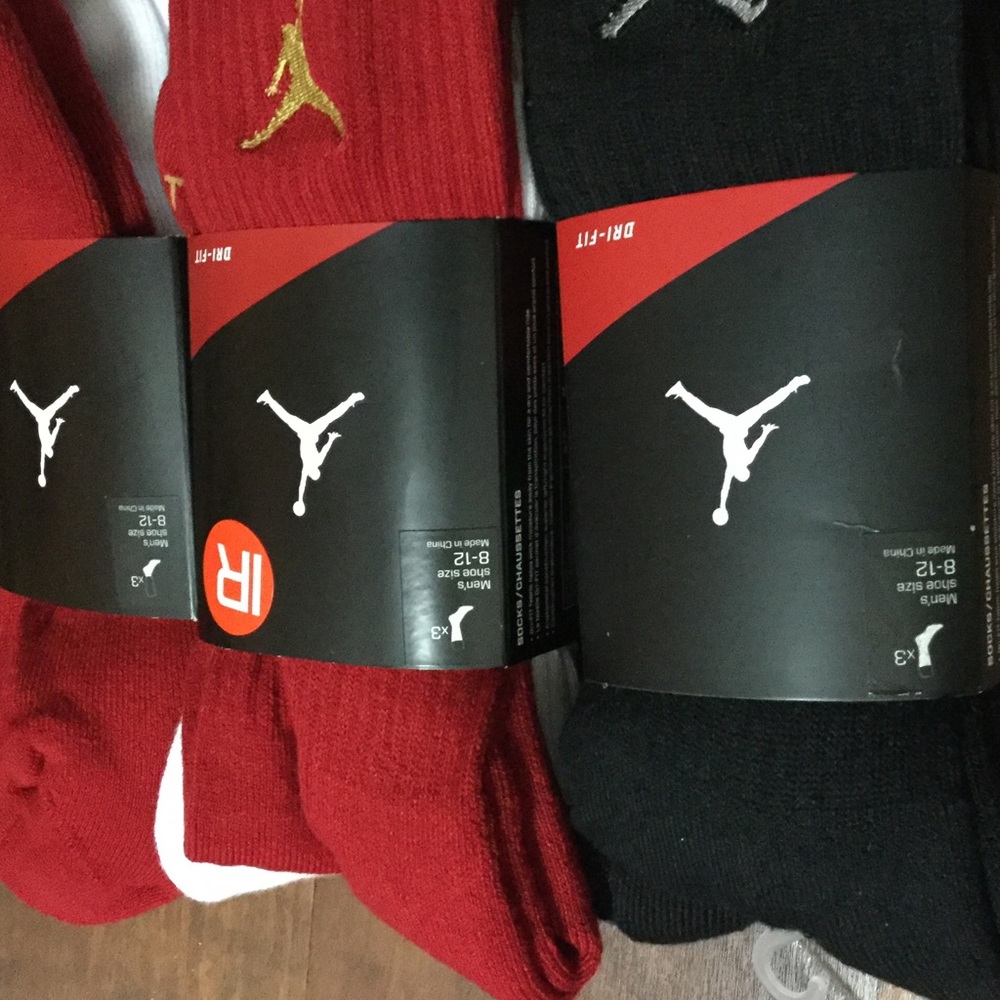 Jordan Dri-FIT Socks Bundle (3x Pack of 3) - Picture 3 of 3