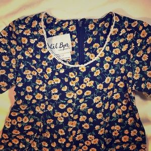 90's TODDLER SUNFLOWER ROMPER