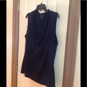 Worthington black XL dressy tank scoop neck