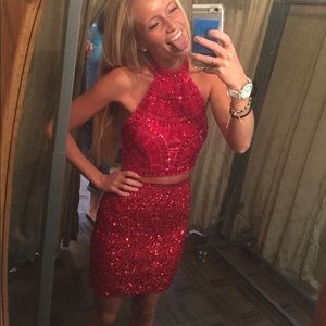 SHERRI HILL LOOK ALIKE HOMECOMING 2 PIECE (short)