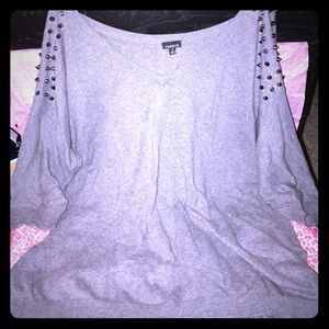 Torrid Spiked Shoulder Sweater