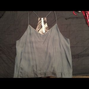 Blue LuluLemon tank top