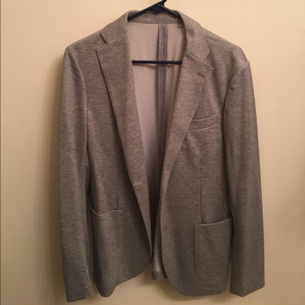 Men's Lightweight Uniqlo Sweater Blazer