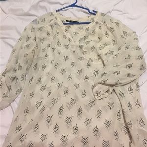 off white, cute top for work or going out