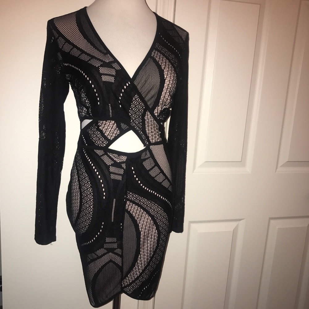 New Black and nude dress