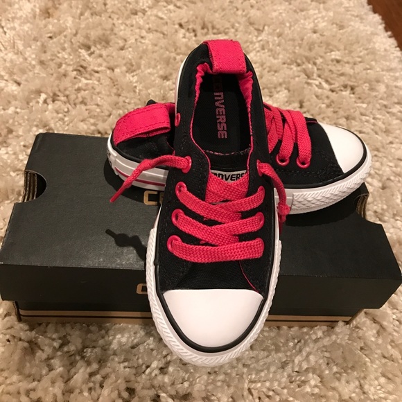 Converse Other - New Converse All Star No Lace Shoes. Girls 10.5.