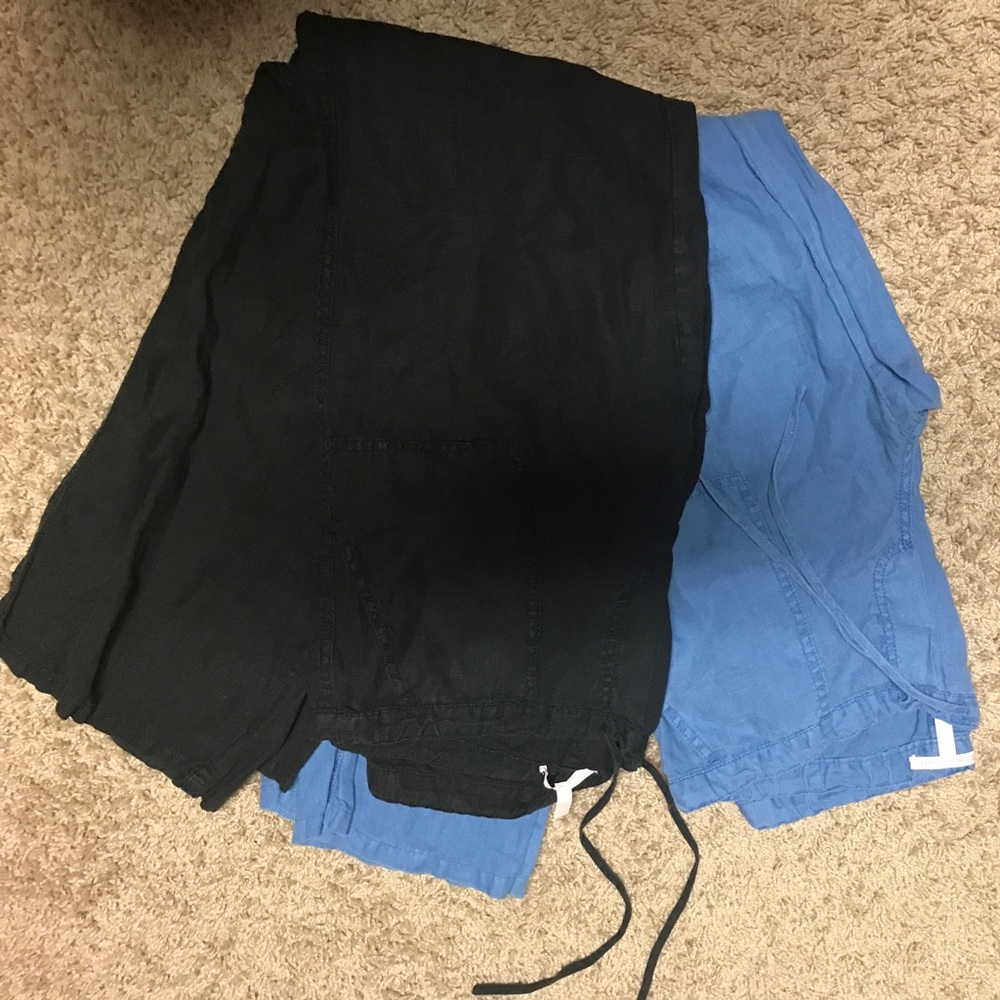 Victoria's Secret, linen pants, set of two