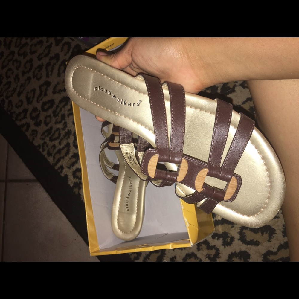 Brown sandals