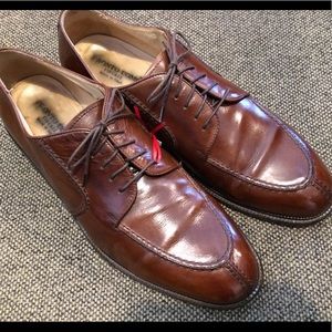 Pronto Uomo Men's Dress Shoes in Cognac