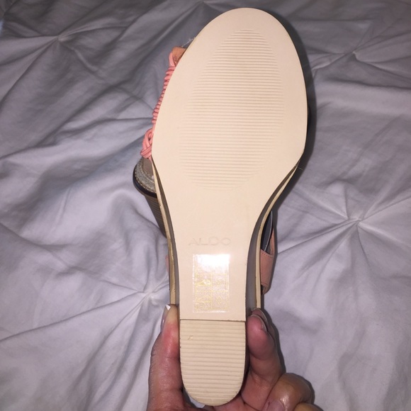 ❌SOLD❌ ALDO Terisa Wedge Sandal Size 8.5 - Picture 8 of 8