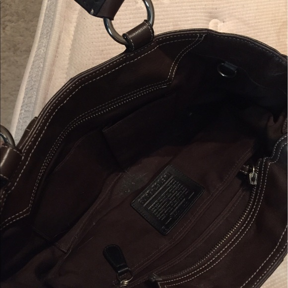 Coach handbag leather brown - Picture 2 of 2