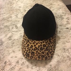 NWOT Leopard Print Baseball Hat