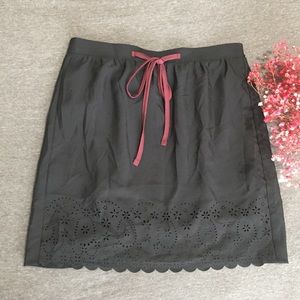 Naf Naf Lasercut Mini Skirt