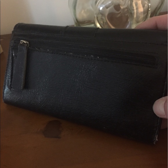 EUC studded full size leather wallet - Picture 4 of 4