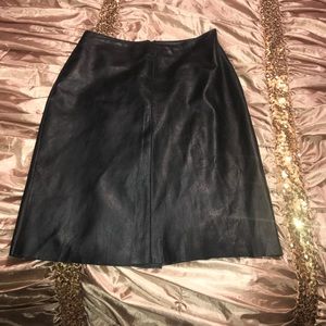 Leather skirt