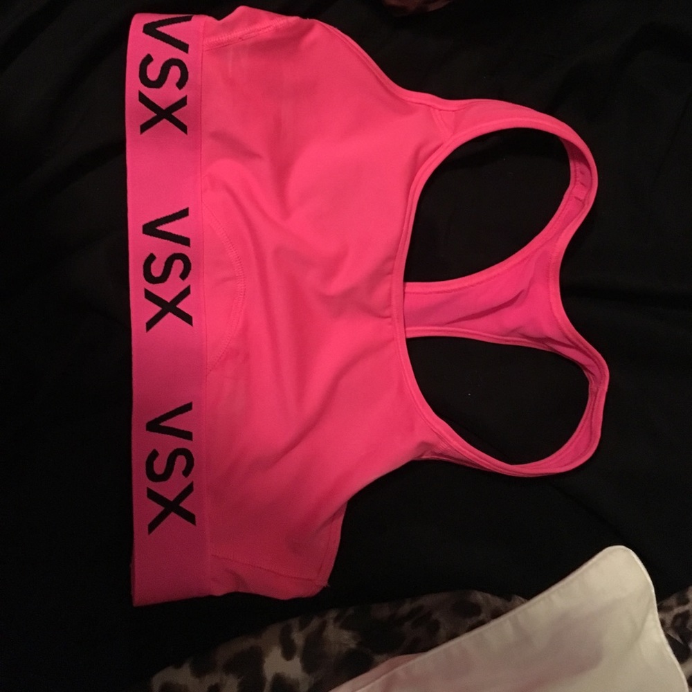 Pink Victoria secret sports bra