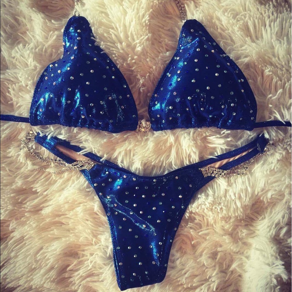 Royal Blue Competition Bikini