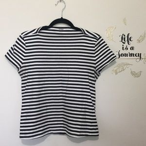Kate Spade Saturday Stripe Nautical Boatneck Shirt