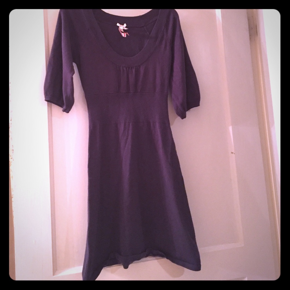 Cute gray sweater dress