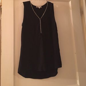 Black Beaded Work Top