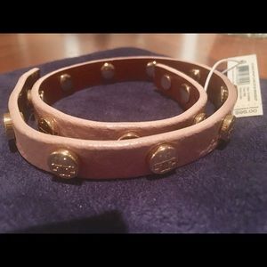 Tory burch wrap around logo bracelet