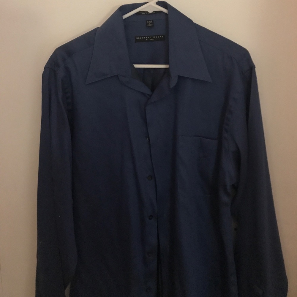 Blue dress shirt