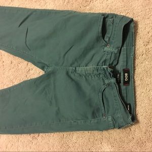BDG high rise cigarette skinny jean green 25W34 L