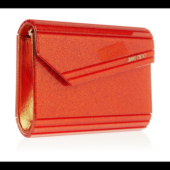 🆕 Jimmy Choo Candy Glitter Clutch - Picture 3 of 8
