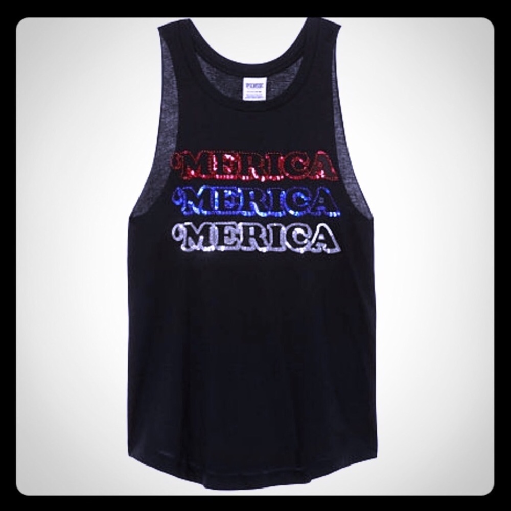 NIP VS PINK 'MERICA tank top